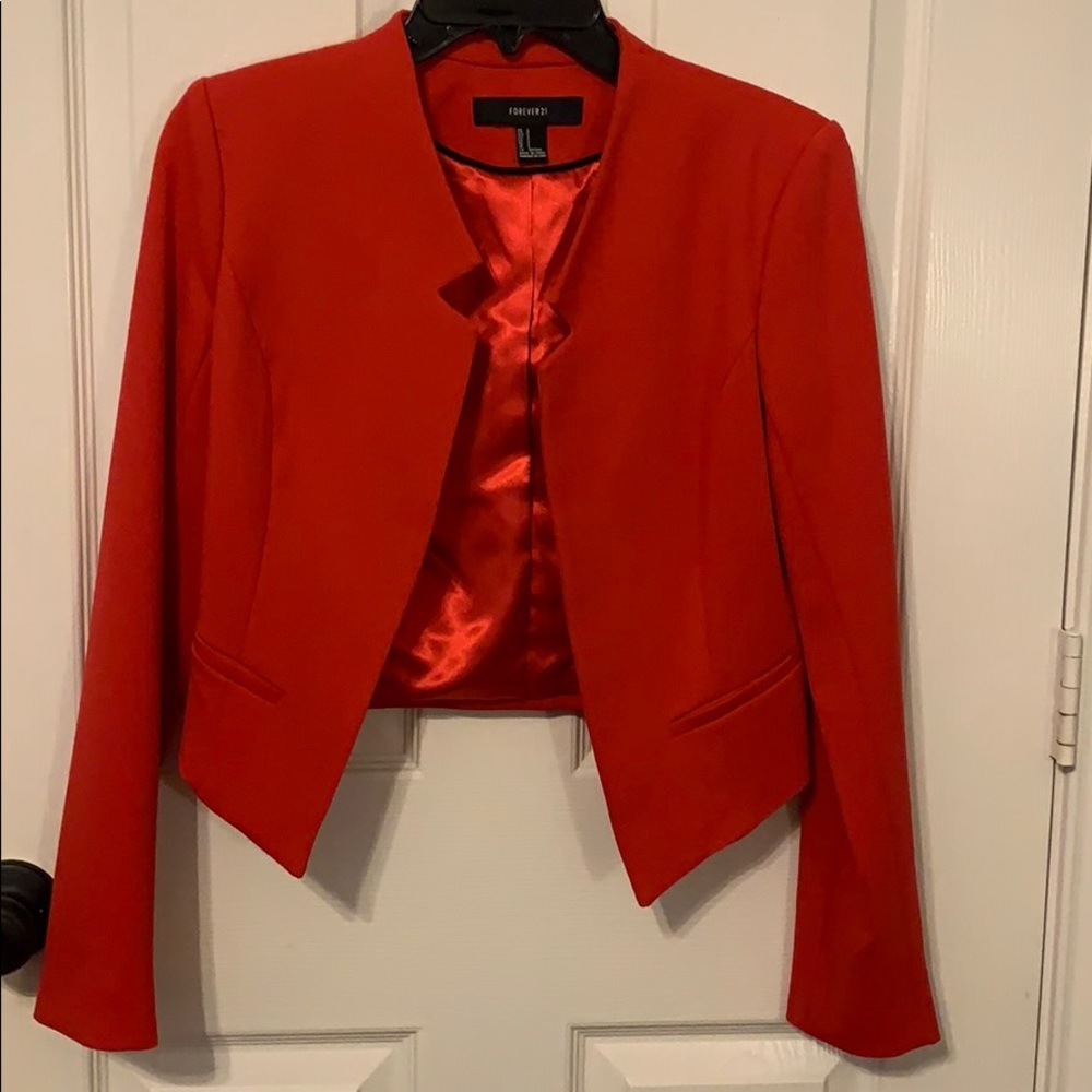 Brand new red short blazer